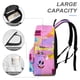 thumbnail image 4 of La Fiesta Musical de Face-theme Backpack, Campus style schoolbag Bookbag with Adjustable Shoulder Straps And Large Zip Compartment, Unisex Travel Bags.42x30x15cm, 4 of 6