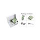 thumbnail image 5 of INSPIRE CHIC Conjunto de Corbata de Lunares para Hombre, Clip de Corbata, Gemelos, Pañuelo de Bolsillo para Negocios y Bodas Verde, 5 of 6