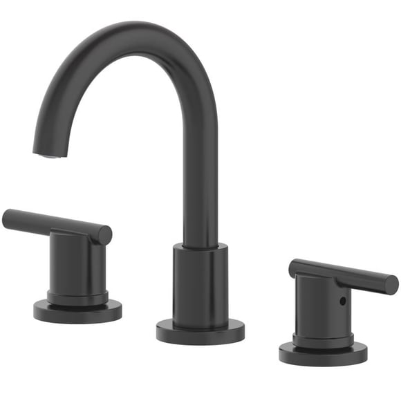 Grifo de lavabo para lavabo OakBrook Alexis, color negro mate