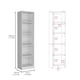 thumbnail image 5 of Living Combo Home Estante 62 Cm + Estante 45 Cm Blanco, 5 of 7
