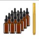 thumbnail image 1 of Frasco gotero de vidrio ámbar Culinaire de 30 ml con gotero para ojos, 1 of 5