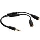 thumbnail image 3 of Cable Auxiliar Jack Macho a Doble Jack hembra y volumen, 3 of 3