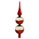thumbnail image 4 of Cascanueces de cristal, 33 cm, adorno para árbol de Navidad, diseño de Kurt Adler, 4 of 7