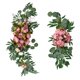 thumbnail image 5 of Granja Flores Artificiales Arco Decoración Colgante Para Dormitorio Ceremonia Vacaciones Rosa, 5 of 5