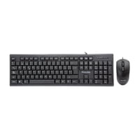 Philco - Kit Teclado 104 Teclas Y Mouse 1200Dpi 3 Botones Negro