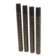 thumbnail image 1 of 100 Cápsulas Termorretráctiles Para Botellas De Vino De PVC De 30 Mm, Color Negro (tiras Superiores Doradas), 1 of 5