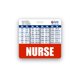 thumbnail image 1 of Porta Credenciales Scrubs and Stuff para Enfermera – Rojo con Conversión, 1 of 3