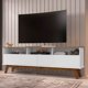 thumbnail image 2 of Rack Tv 65 Elegant Canela Blanco, 2 of 4