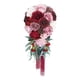 thumbnail image 5 of Elegantes Ramos De Boda Para Novia En Forma De Cascada Decoración Hecha A Mano Rojo, 5 of 5