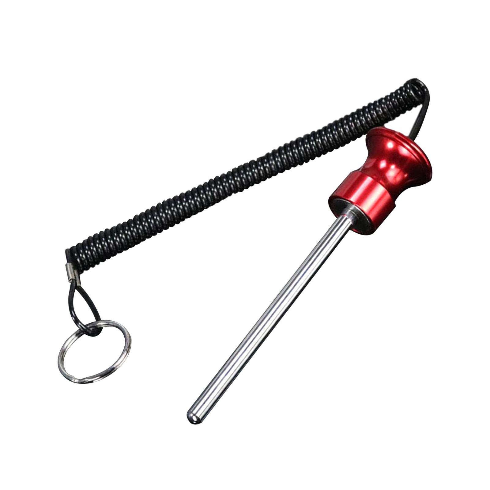 Ioensy - Perno De Pila De Pesas Magnético Universal Para Entrenamiento Físico 8X125 Mm Rojo