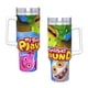 thumbnail image 4 of My Singing Monsters Vaso aislado de acero inoxidable con asa, diseño temático, regalo para familia, amigos y fans; incluye pajita y encaja en el portavasos estándar, 40 oz, 4 of 6