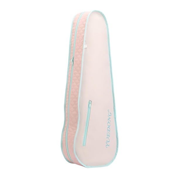Estuche Para Violín Plegable Y Ligero, Ideal Para Viajes Y Actividades Al Aire Libre, Color Rosa Y Blanco.