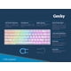 thumbnail image 2 of Teclado Geeky GK65 68 Teclas Hot Swappable RGB Blanco, 2 of 9