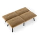 thumbnail image 2 of Brown Convertible Folding Modern sofa Bed, 2 of 3