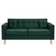 thumbnail image 1 of Sofa New Retro 3C Felpa 05 Verde Botella, 1 of 6