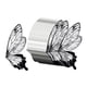 thumbnail image 1 of 80 piezas de papel de regalo de flores, suministros de floristería, papel de regalo de ramo de flores con alas de mariposa para decoración de fiestas, Negro, 1 of 5
