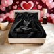 thumbnail image 1 of Reading Dragon Illustration Printed Fitted Sheet Set Soft and Breathable Microfiber Deep Pocket with Non-Slip Grip to Stay in Place Suitable for All Seasons! Id, 1 of 1
