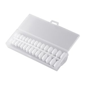 Ioensy - 240 Puntas De Uñas Postizas Transparentes Mate Para Entrenamiento Puesta En Escena Prom Square