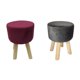 thumbnail image 1 of Pouf Velvet Rojo-Vino, Producto Surtido, 1 of 3