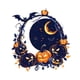 thumbnail image 1 of Calcomanía Adhesiva Para Tapa De Inodoro De Baño De Halloween, Despegable Y Pegable Para Dormitorio Infantil, 1 of 5