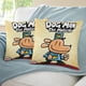 thumbnail image 3 of Hombre Perro Fundas de almohada de terciopelo con tema, regalos de funda de almohada, decoración para el hogar, cojín de lanzar, regalo de cumpleaños para fans y parejas.30*30cm., 3 of 6