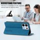 thumbnail image 3 of Funda Billetera para Xiaomi Redmi Note 13 Pro 5G Imán y Resistente Azul, 3 of 6