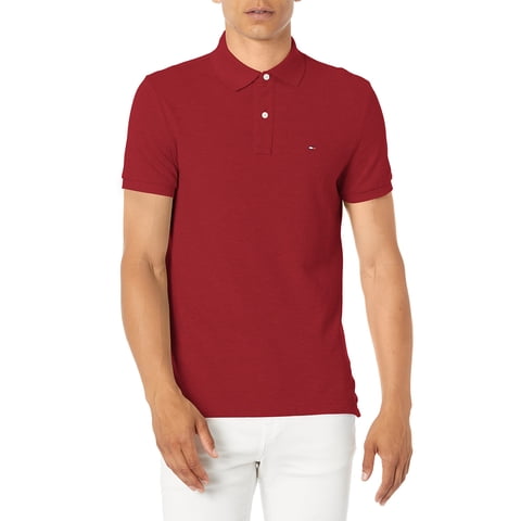 Polo Tommy Hilfiger Custom Fit Biking Red Para Hombre