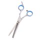 thumbnail image 5 of Tijeras de entresacar de 6.57 pulgadas de largo para cabello largo, corto, grueso, duro y suave para hombres y mujeres azul, 5 of 6