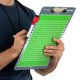 thumbnail image 5 of Portapapeles de borrado en seco Champion Sports Coaching Football, 10 x 16, 5 of 6