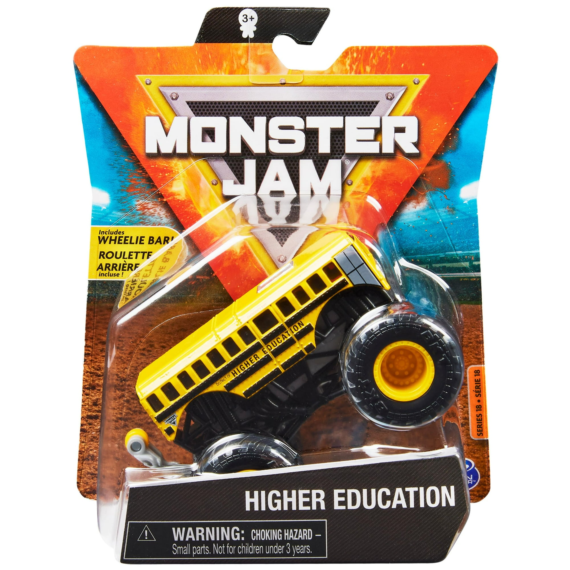 Vehículo Fundido A Presión Monster Jam Higher Education A Escala 1:64
