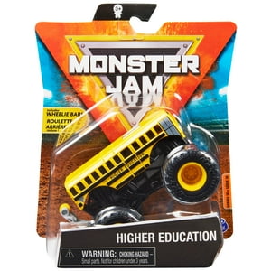 Vehículo Fundido A Presión Monster Jam Higher Education A Escala 1:64