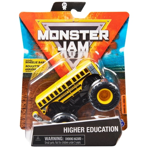 Vehículo Fundido A Presión Monster Jam Higher Education A Escala 1:64