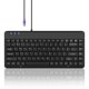 thumbnail image 1 of Teclado Perixx PERIBOARD-409P PS/2 Negro Distribución US, 1 of 9