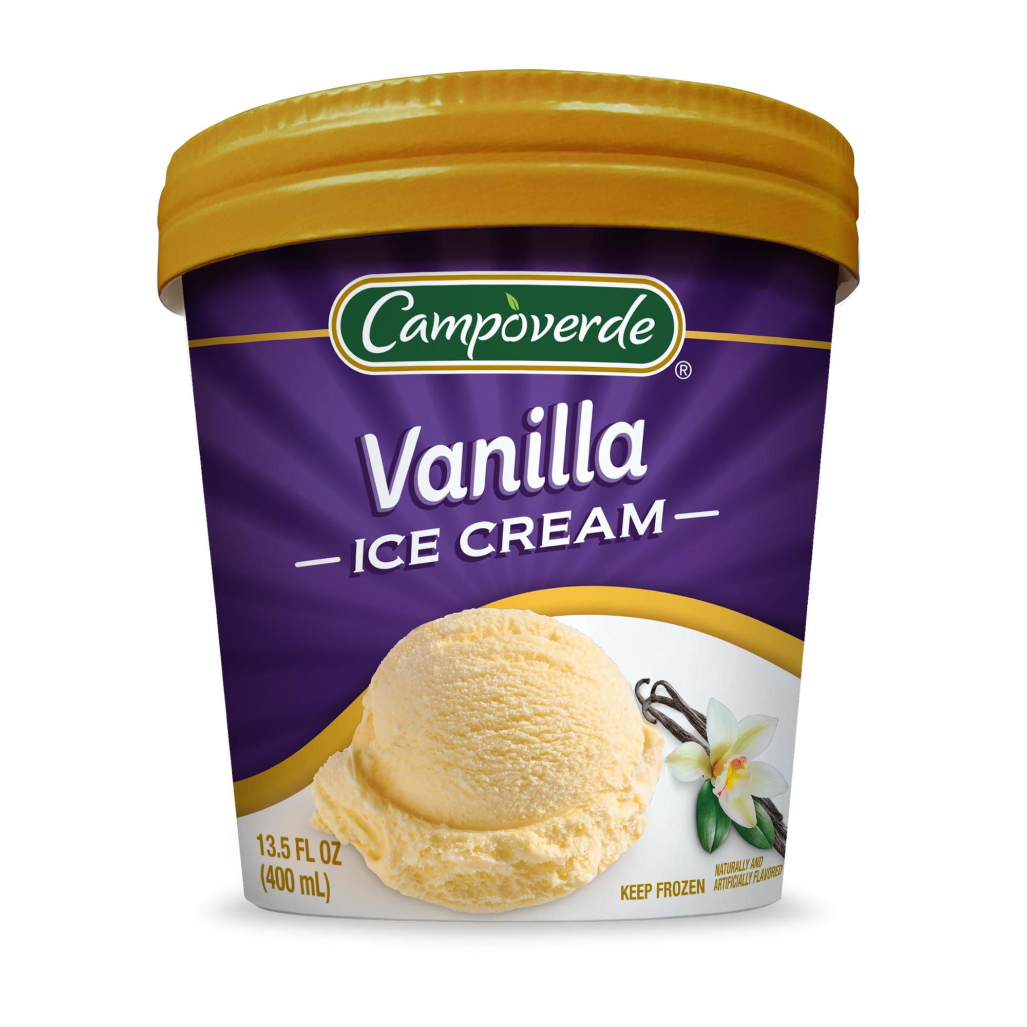 Helado Vainilla Pote 400 ml Campoverde