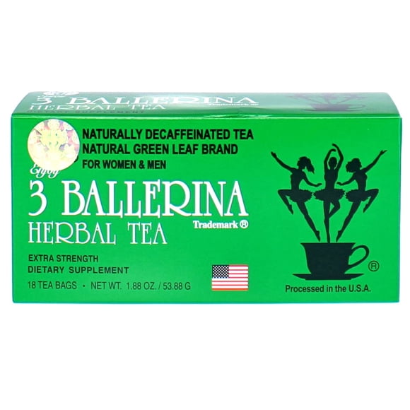 Té de hierbas 3 Ballerina Extra Fuerte Detox, 18 bolsas