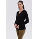 thumbnail image 2 of Polera Mujer Cruce Delantero Negro, 2 of 4