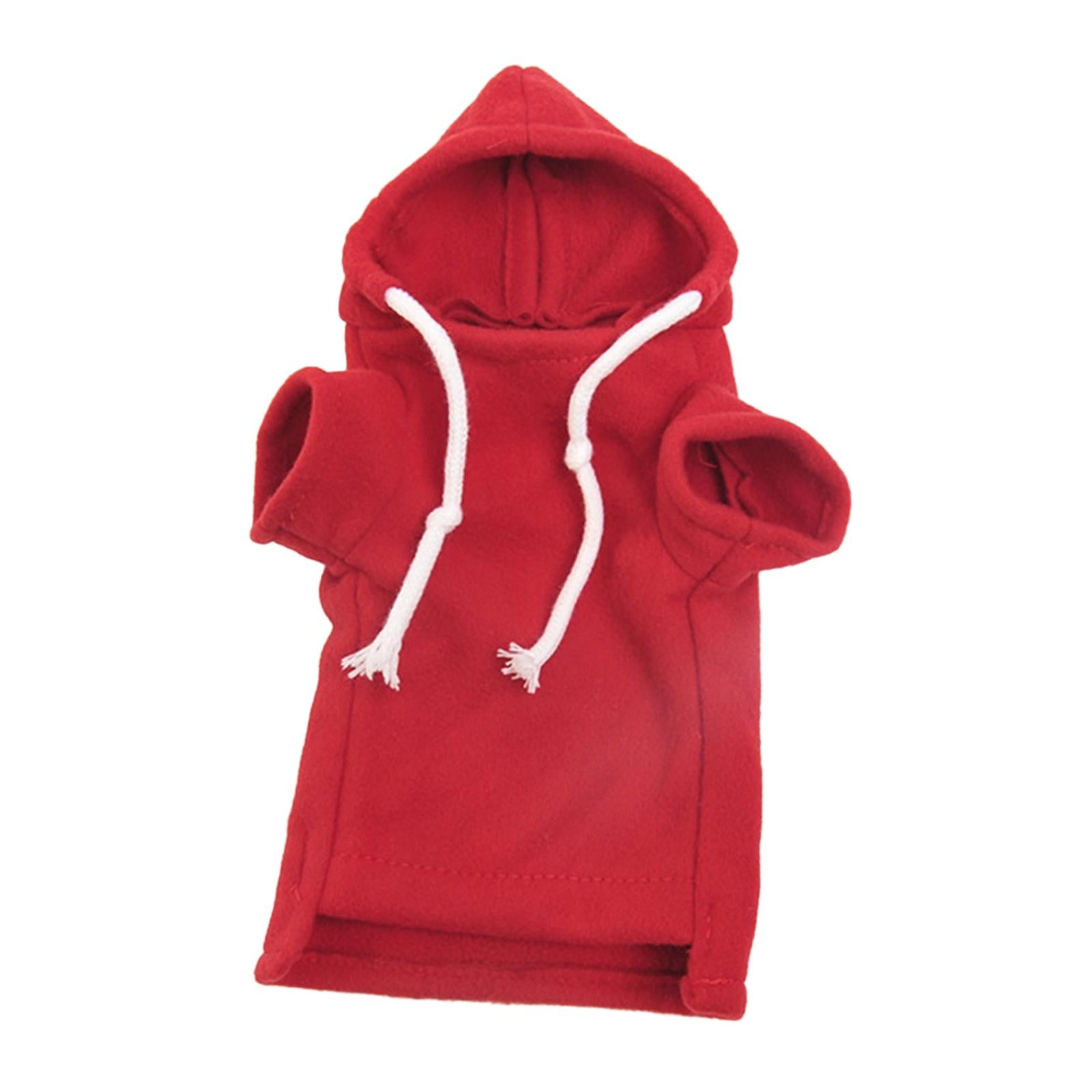 Ropa Para Hurones Con Capucha, Cómoda Y Para Animales Pequeños, Para Conejos Y Hámsteres, Talla S, Color Rojo