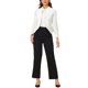 thumbnail image 2 of INSPIRE CHIC Chaleco de Traje para Mujer Doble Botonadura Negocios Solapa Elegante Chaleco de Cintura S Blanco, 2 of 6