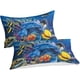 thumbnail image 2 of Juego de funda nórdica de 3 piezas VOSILE Mundo Submarino, funda de edredón de microfibra hipoalergénica, apto para adultos y niños., 2 of 3