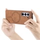 thumbnail image 5 of Magnetic Slim Case for Samsung Galaxy Z Fold 6 with Camera Guard & Anti-Scratch Back Brown, 5 of 6