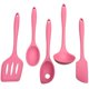 thumbnail image 4 of Cuchara Chef Craft de silicona rosa de 28 cm para glasear, 4 of 6