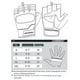 thumbnail image 4 of Guantes De Cuero Medio Dedo Para Motociclismo Motowolf 0334B, 4 of 6