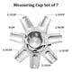 thumbnail image 2 of Juego de 7 tazas medidoras CozyKit de acero inoxidable, 2 of 5