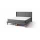 thumbnail image 2 of Cama Europea 2 Plazas Colchón Híbrido Bonnell Base Dividida Respaldo Lineal Gris, 2 of 6