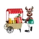 thumbnail image 1 of Adorno De Escritorio Con Forma De Reno Que Empuja El Carro De Navidad Para Decoración De Año Nuevo, 1 of 2
