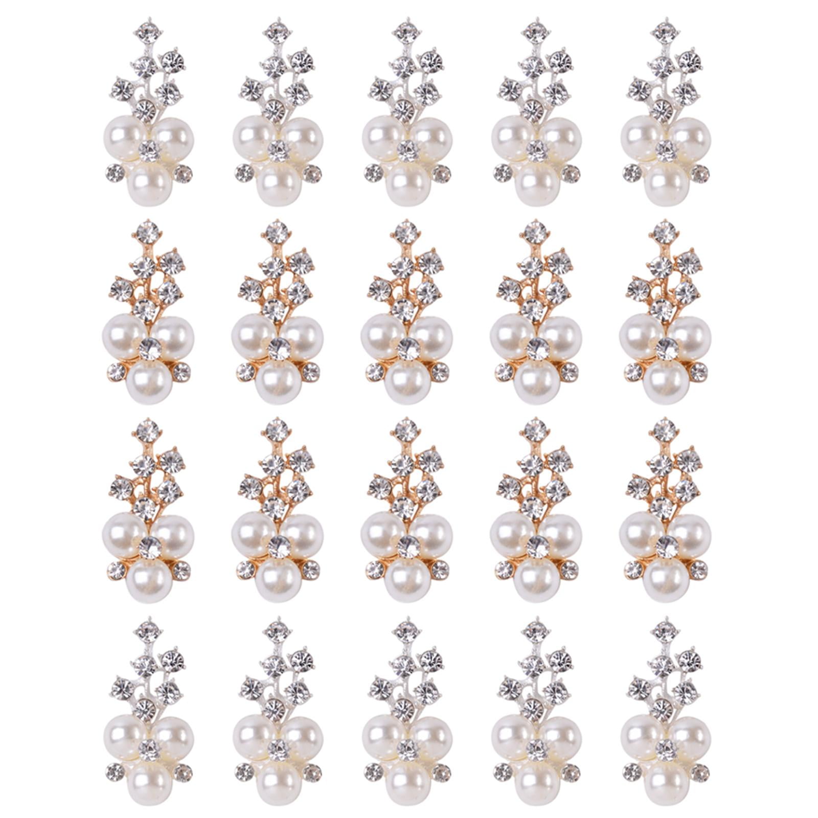 Bothyi - 20x Dijes Colgantes Diamantes De Imitación Accesorios De Bricolaje Para Pulseras Decoración De Boda