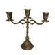 thumbnail image 4 of Candelabro Candelabro Centro de mesa Artesanías Decoración para Bar Boda Fiesta 3 Rama Bronce, 4 of 5