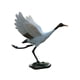 thumbnail image 1 of Esculturas de grúa al aire libre, adornos de grúa de escultura de pájaro, estatuilla de animales para césped, patio, estanque, patio, jardín de hadas 28x15x23.5cm, 1 of 5