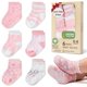 thumbnail image 1 of Calcetines infancie pack de 6 pares 0-6 meses mezcla de algodón orgánico, 1 of 9