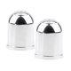 thumbnail image 3 of 2x 50mm Chrome Tow Bar Ball Cover Cap Coche Remolque Enganche Towball Protect, 3 of 5